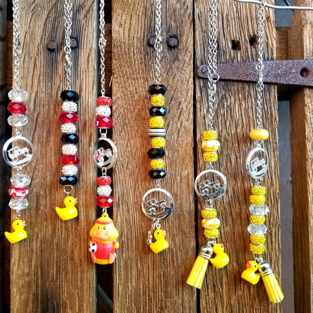 Rearview mirror charms
